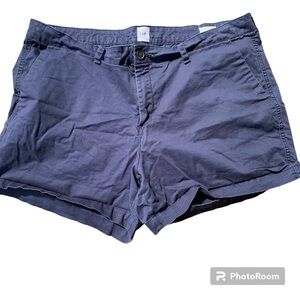 GAP Women’s Size 16 City Shorts Dark Blue 97% Cotton 3% Spandex/Elastane